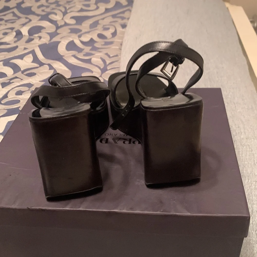Prada black wedges - Picture 3 of 5